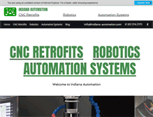 Tablet Screenshot of indiana-automation.com